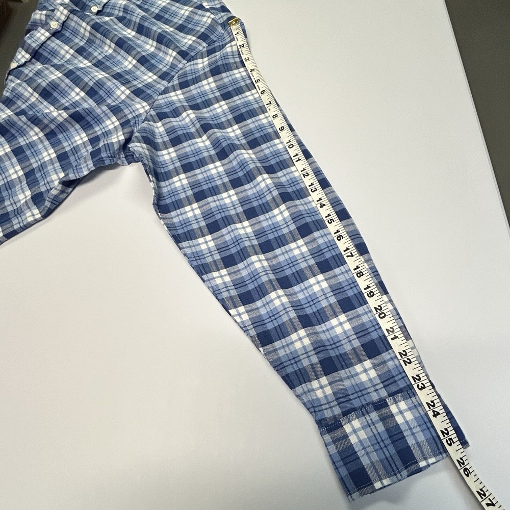 Vineyard Vines Mens Button Down Plaid Shirt XXL Long Sleeve Linen‎ Blend Preppy - Picture 11 of 11